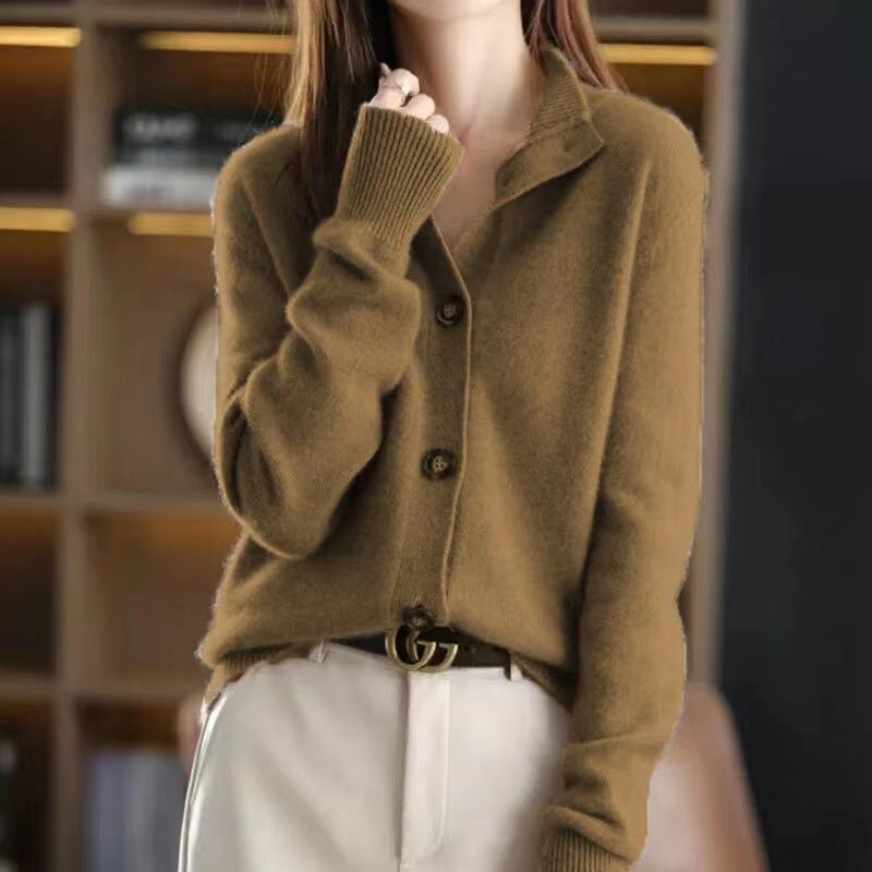 cardigan doux avec fermeture à boutons
