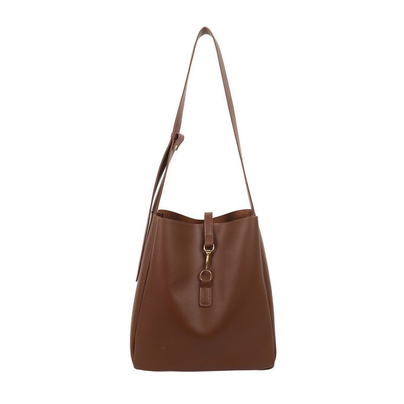 Sac seau élégant en cuir vegan