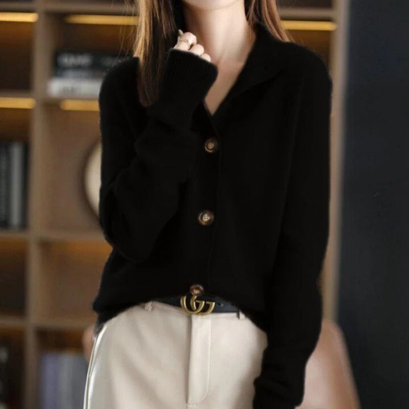 cardigan doux avec fermeture à boutons