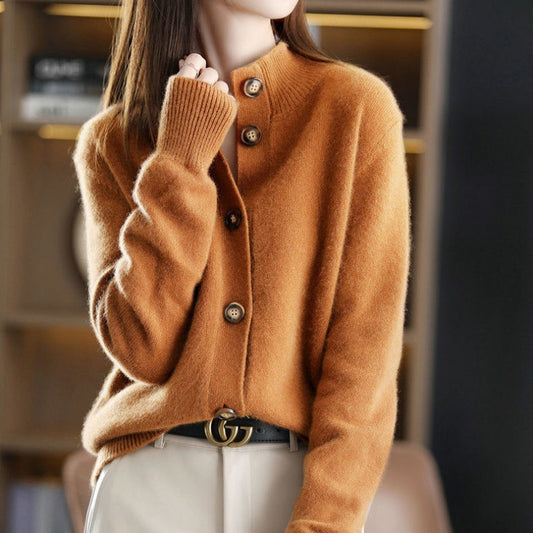 cardigan doux avec fermeture à boutons