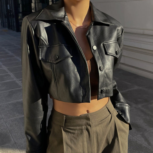 Veste  courte similicuir