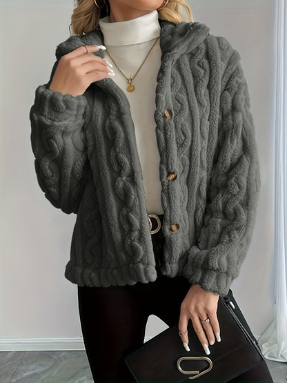 Manteau court tricot