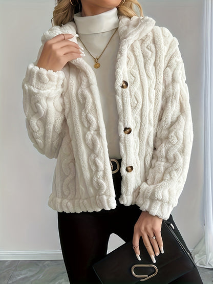 Manteau court tricot